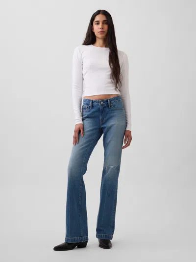 Gap Low Rise Long & Lean Jeans In Blue