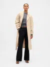 Gap Low Rise Twill Flare Pants In Black