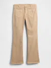 Gap Low Rise Twill Long & Lean Pants In Neutral