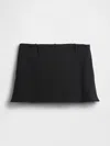 Gap Low Rise Twill Mini Skort In Black