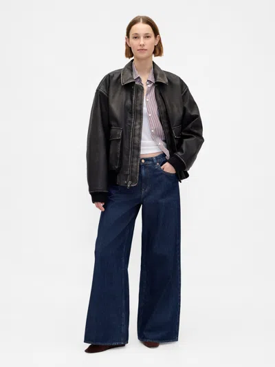 Gap Low Slung Extra Baggy Jeans In Blue
