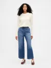 Gap Low Slung Ultrasoft Relaxed Crop Jeans In Purple