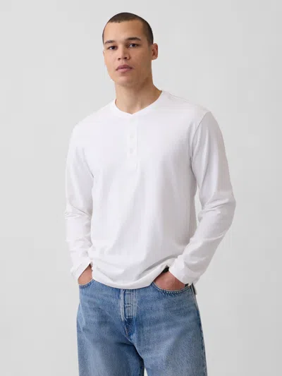 Gap Ls Sueded Henl In White