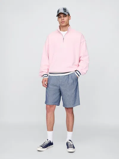 Gap × Malbon 9.5" Pleated Baggy Shorts In Purple