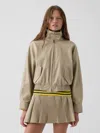 Gap × Malbon Twill Bomber Jacket In Khaki
