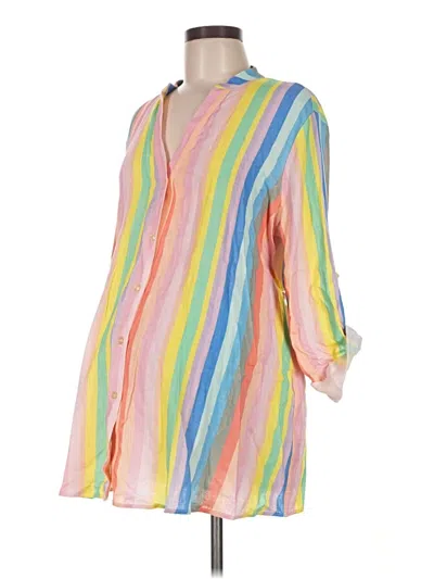 Pre-owned Gap - Maternity 3/4 Sleeve Blouse In Pink