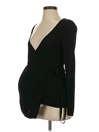 Pre-owned Gap - Maternity 3/4 Sleeve T-shirt In Black