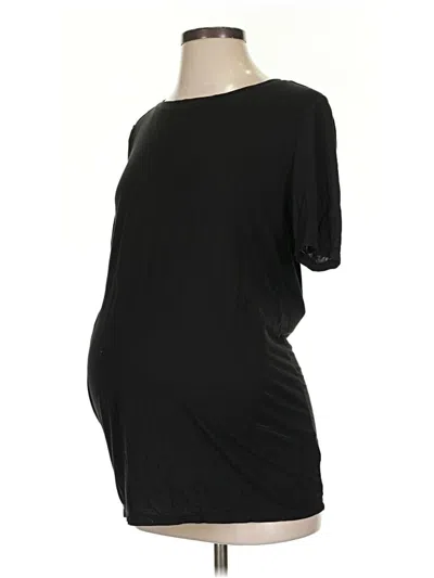 Pre-owned Gap - Maternity 3/4 Sleeve T-shirt In Black