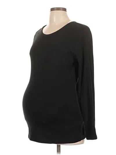 Pre-owned Gap - Maternity 3/4 Sleeve T-shirt In Black