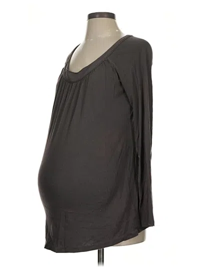 Pre-owned Gap - Maternity 3/4 Sleeve T-shirt In Black