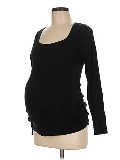 Pre-owned Gap - Maternity 3/4 Sleeve T-shirt In Black