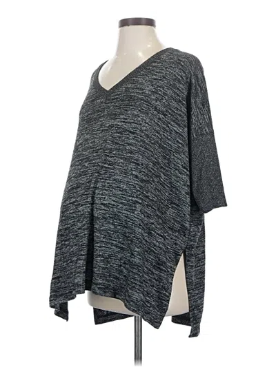 Pre-owned Gap - Maternity 3/4 Sleeve T-shirt In Gray