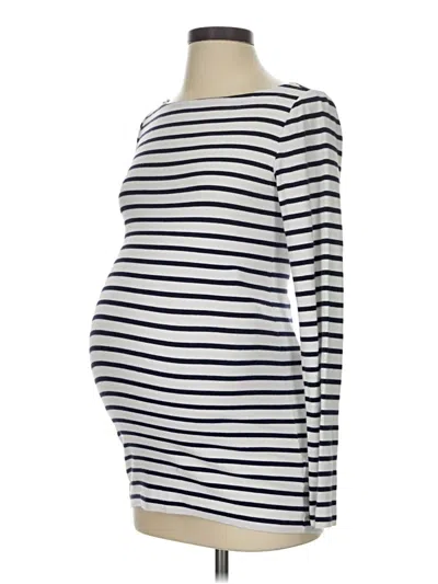 Pre-owned Gap - Maternity 3/4 Sleeve T-shirt In Ivory