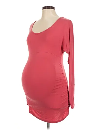 Pre-owned Gap - Maternity 3/4 Sleeve T-shirt In Pink