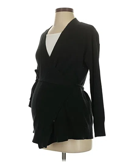 Pre-owned Gap - Maternity Cardigan Sweater In Black