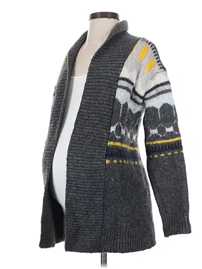 Pre-owned Gap - Maternity Cardigan Sweater In Gray