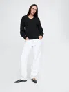 Gap Maternity Cashsoft Polo Shirt Sweater In Black