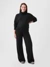 Gap Maternity Cashsoft Turtleneck Sweater In Black