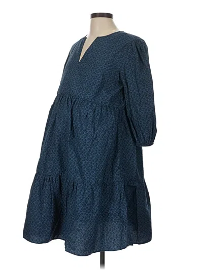 Pre-owned Gap - Maternity Casual Dress In Blue