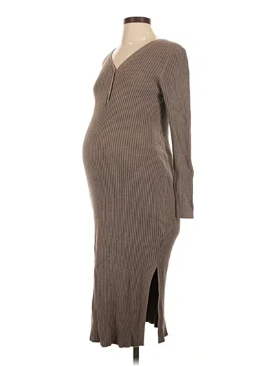 Pre-owned Gap - Maternity Casual Dress In Brown