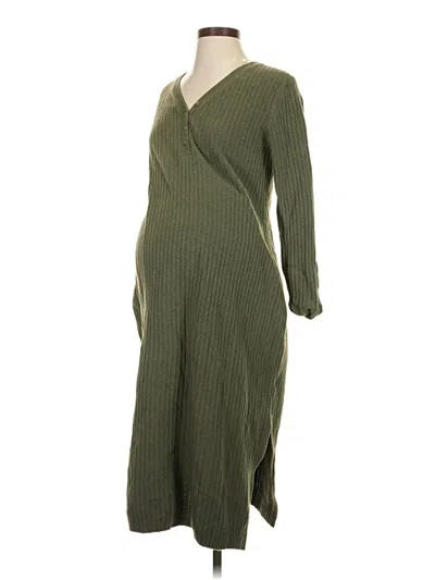 Pre-owned Gap - Maternity Casual Dress In Green