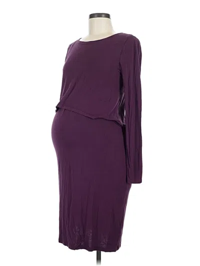 Pre-owned Gap - Maternity Casual Dress In Purple
