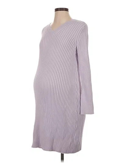 Pre-owned Gap - Maternity Casual Dress In Purple