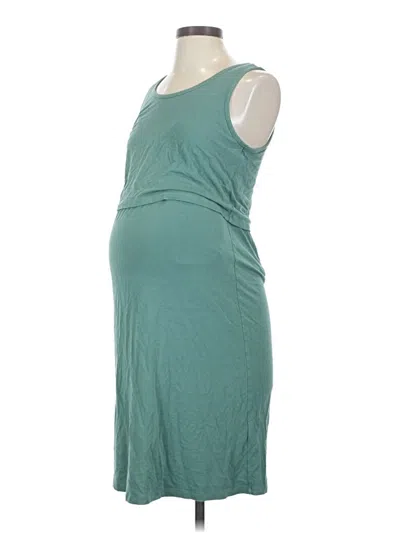 Pre-owned Gap - Maternity Casual Dress In Teal