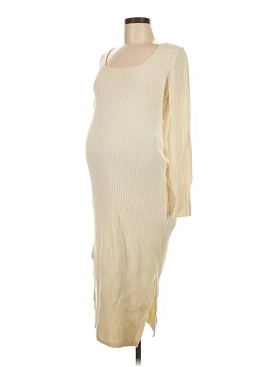 Pre-owned Gap - Maternity Casual Dress In White