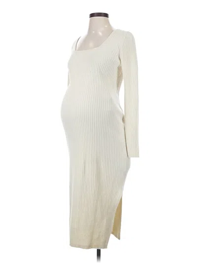 Pre-owned Gap - Maternity Casual Dress In White
