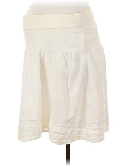 Pre-owned Gap - Maternity Casual Skirt In White