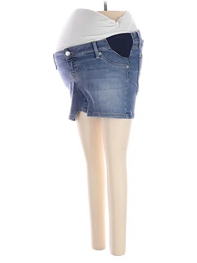 Pre-owned Gap - Maternity Denim Shorts In Blue