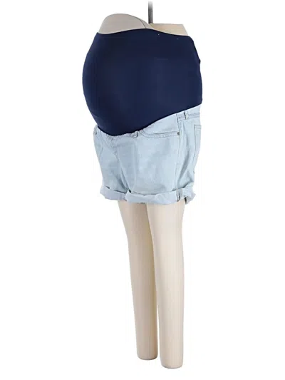 Pre-owned Gap - Maternity Denim Shorts In Blue
