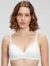 Gap Maternity Everyday Nursing Bra In Optic White