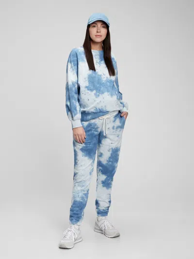 Gap Maternity Fleece Under Belly Joggers In Classic China Blue