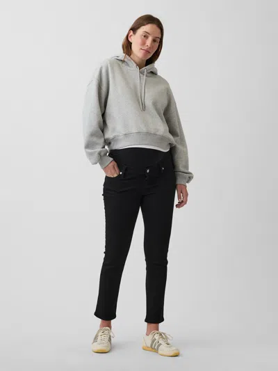 Gap Maternity Full Panel Slim Jeans In Black
