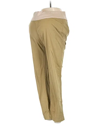 Pre-owned Gap - Maternity Khaki Pant In Gold
