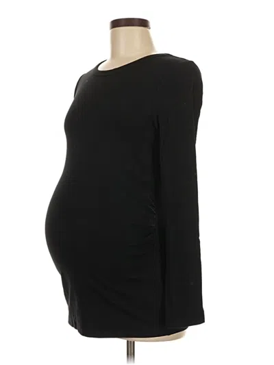 Pre-owned Gap - Maternity Long Sleeve T-shirt In Black