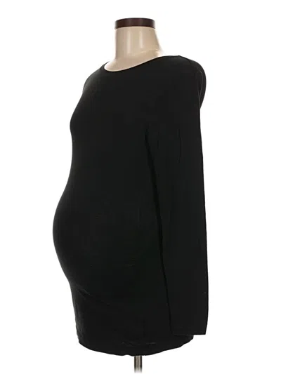 Pre-owned Gap - Maternity Long Sleeve T-shirt In Black