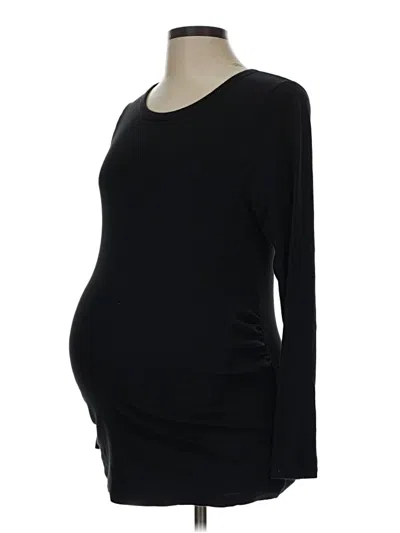 Pre-owned Gap - Maternity Long Sleeve T-shirt In Black