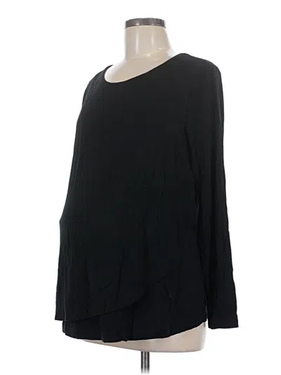 Pre-owned Gap - Maternity Long Sleeve T-shirt In Black
