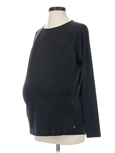 Pre-owned Gap - Maternity Long Sleeve T-shirt In Black