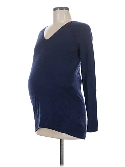 Pre-owned Gap - Maternity Long Sleeve T-shirt In Blue