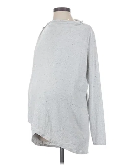 Pre-owned Gap - Maternity Long Sleeve Turtleneck In Gray