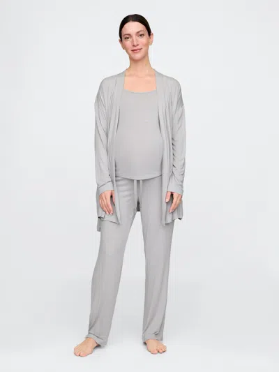 Gap Maternity Modal 3-piece Set In Light Grey