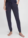 Gap Maternity Modal Joggers In Navy Blue Hearts