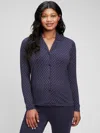 Gap Maternity Modal Pj Shirt In Navy Hearts