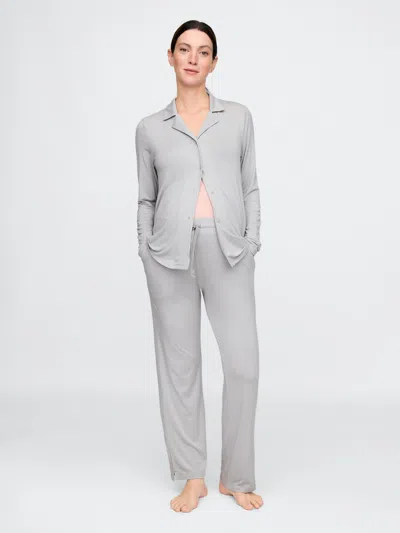 Gap Maternity Modal Sleep Pant In Light Grey