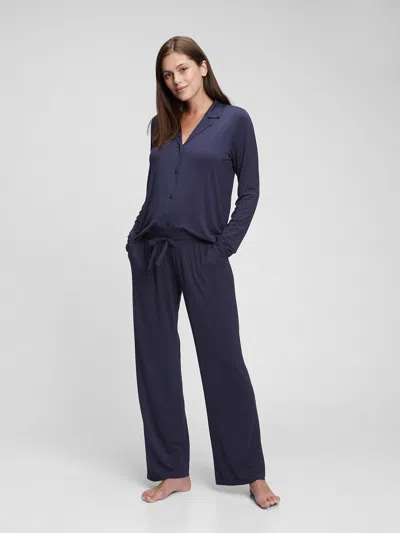 Gap Maternity Modal Sleep Pant In Navy Uniform