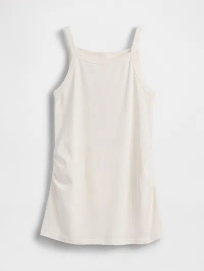 Gap Maternity Modern Apron-neck Tank Top In White